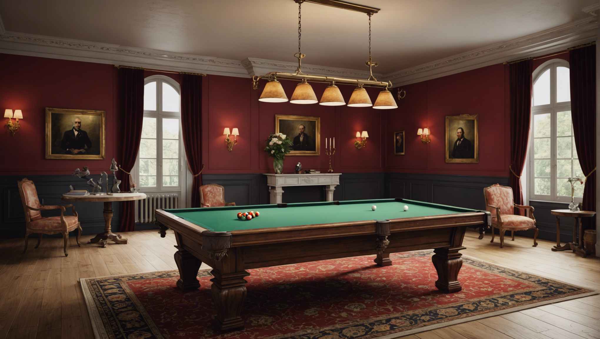 découvrez le billard convertible guillaume, l'ultime choix pour optimiser votre espace de loisirs avec style et élégance. profitez d'un meuble qui se transforme en table de jeu en un clin d'œil, pour des moments de convivialité inoubliables.