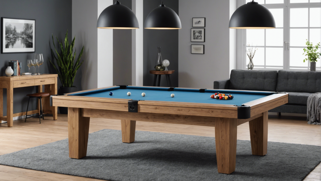 découvrez le billard convertible de faugères, la solution parfaite pour optimiser votre espace de vie tout en profitant d'un jeu convivial et divertissant.