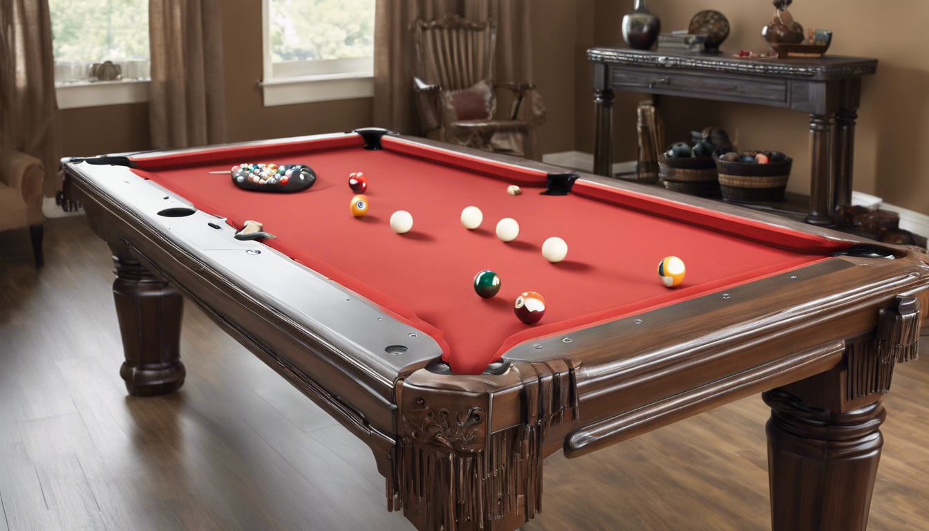 découvrez le billard 8 pool convertible, un incontournable pour aménager votre espace de divertissement avec élégance et convivialité. profitez de parties endiablées entre amis et en famille sur ce magnifique billard convertible.