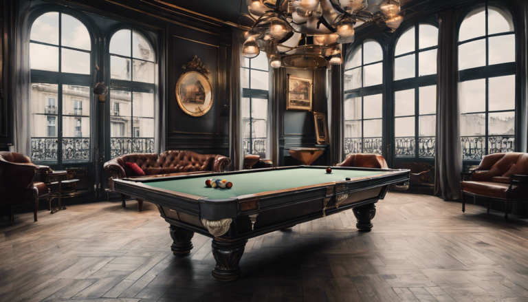 découvrez les meilleurs endroits pour acheter un billard à paris et profitez d'une large sélection de tables de billard de qualité.