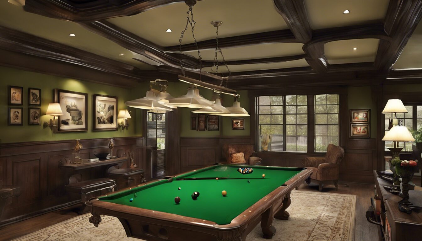 découvrez des idées inspirantes pour décorer votre salle de billard à la maison. transformez cet espace en un lieu convivial et stylé grâce à des conseils pratiques et des astuces de design pour créer une ambiance parfaite autour de vos parties de billard.
