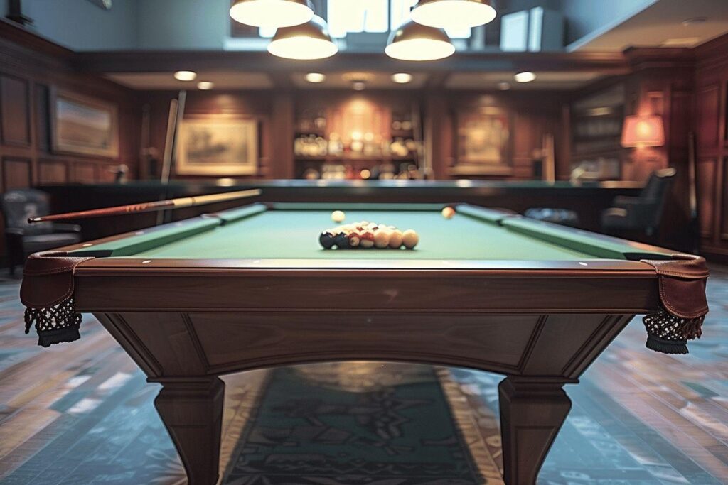 billard américain : quelles dimensions et quel espace prévoir ?