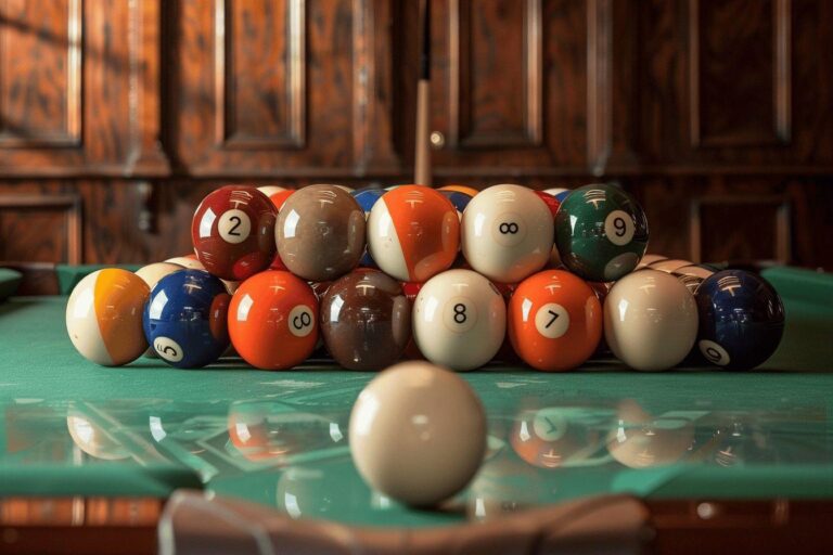 comment placer les boules de billard dans le triangle ?