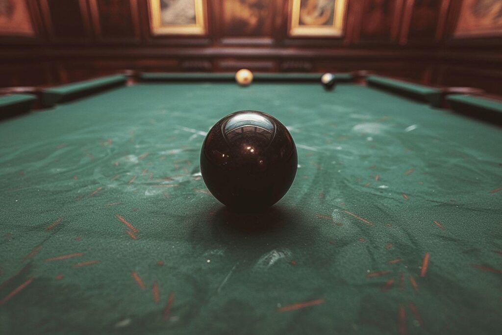 comment rentrer la boule noire au billard anglais