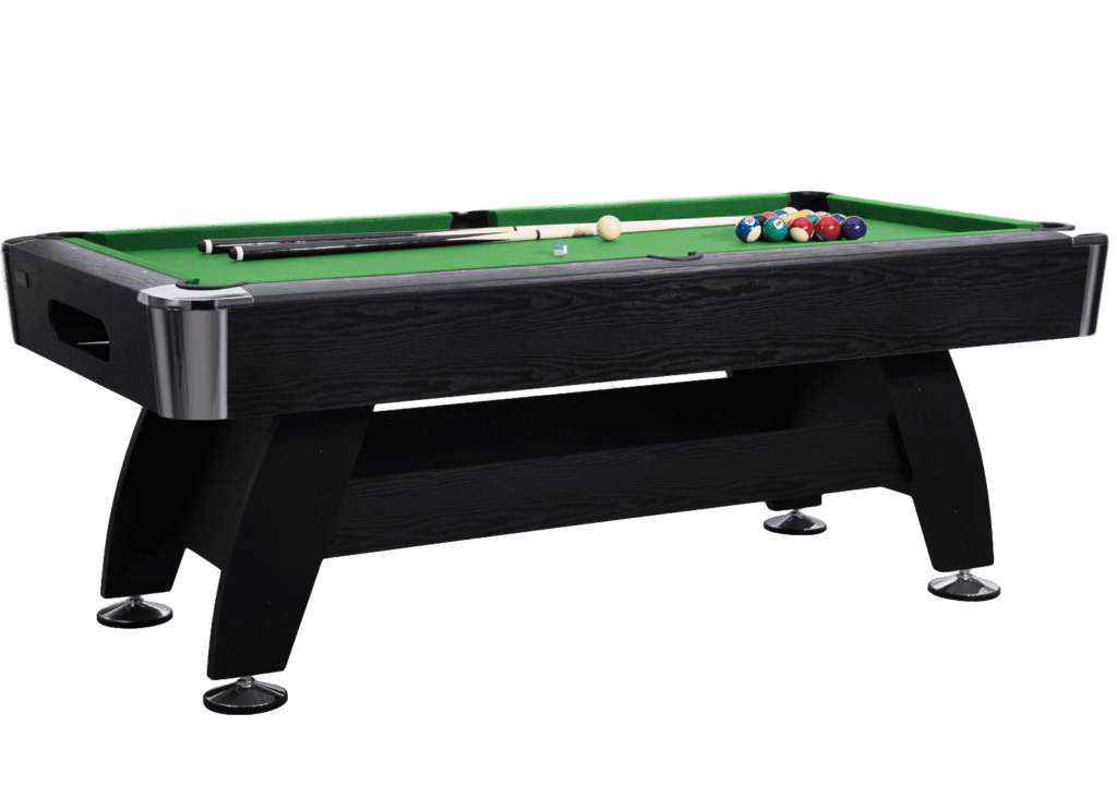 Vue détaillée du billard américain Buffalo Pro II en situation réelle