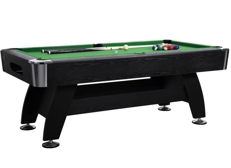 Vue détaillée du billard américain Buffalo Pro II en situation réelle