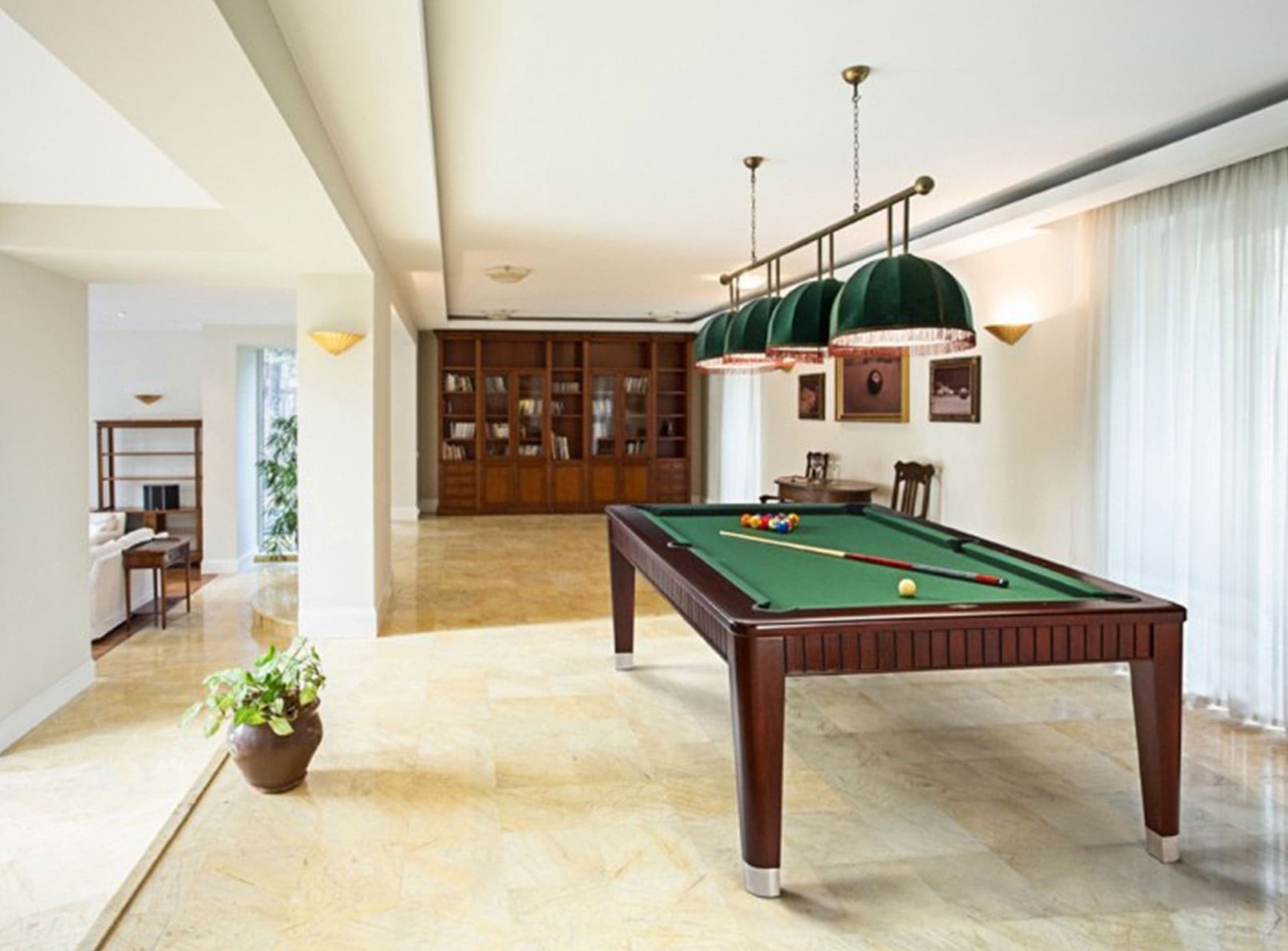 Billard Brunswick Black Wolf intérieur haut de gamme