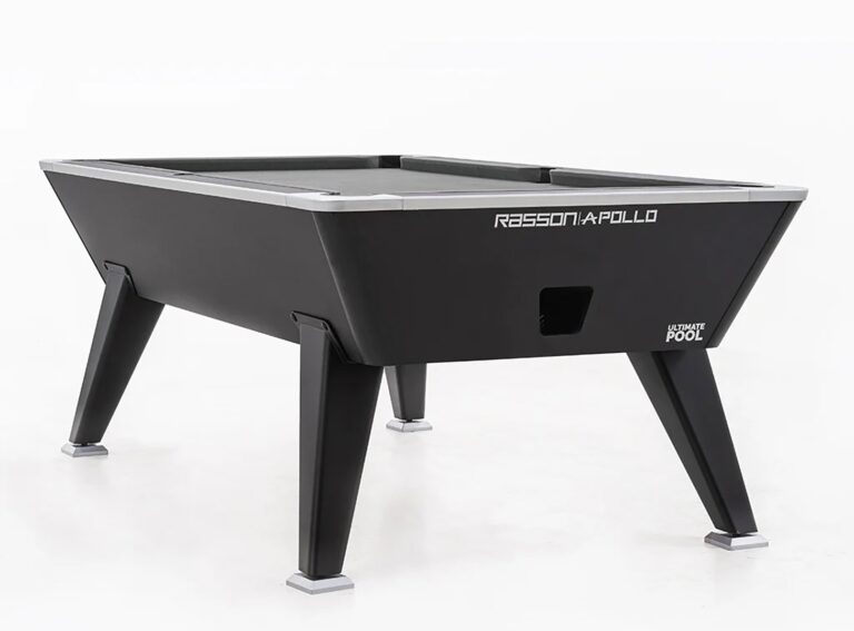 Billard professionnel haut de gamme en finition argentée, parfait pour illustrer le modèle Buffalo Prestige