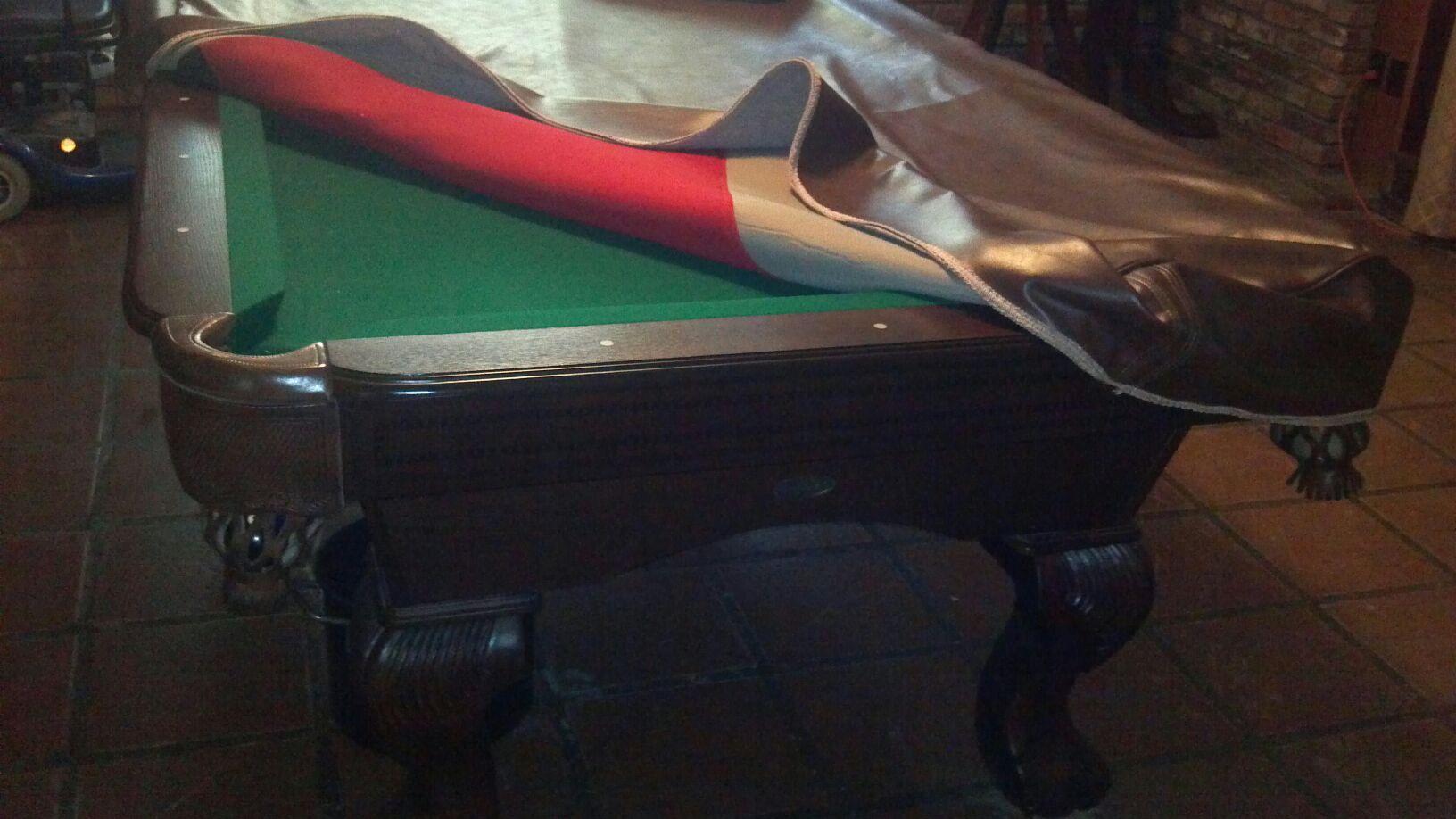 Installation d'un billard Brunswick Glenwood