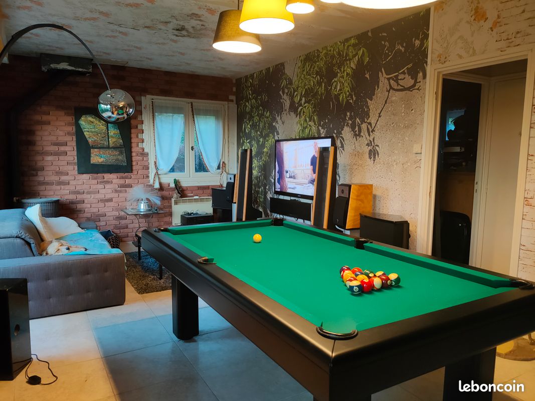 Billard Chevillotte vue latérale