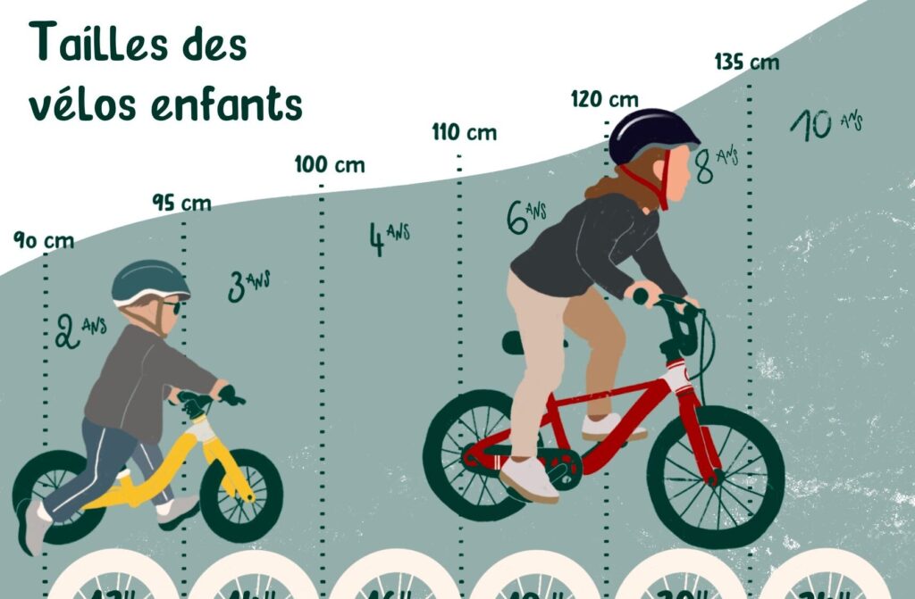 Quelle est la taille d’un vélo de 20 pouces en cm ?